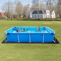Rectangle Pool Liner Pad 16x32ft Above Ground Geotextile