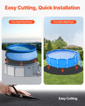 21ft Round Pool Liner Pad Geotextile Underlayment Mat
