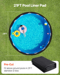 21ft Round Pool Liner Pad Geotextile Underlayment Mat
