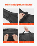 4/4 Cello Case Nylon Waterproof Travel Carrying Bag Black