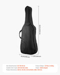 4/4 Cello Case Nylon Waterproof Travel Carrying Bag Black
