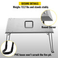 Fire Pit Heat Deflector Stainless Steel Foldable Legs Cover