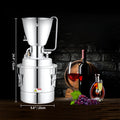 10L Alcohol Distiller Machine Home Brewing Whiskey Still Equipment