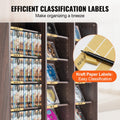 Media Storage Cabinet 9-Layer DVD Shelf 756 CDs 27 Compartments Espresso