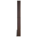 Media Storage Cabinet 9-Layer DVD Shelf 756 CDs 27 Compartments Espresso