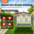 6FT Trampoline Kids Indoor Outdoor Safety Enclosure Gymnastics Bar
