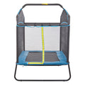6FT Trampoline Kids Indoor Outdoor Safety Enclosure Gymnastics Bar