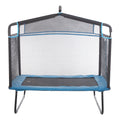 6FT Trampoline Kids Indoor Outdoor Safety Enclosure Gymnastics Bar