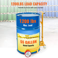 Drum Dolly 250L 544kg Load Capacity Steel 3 Wheel Cart
