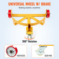 Drum Dolly 250L 544kg Load Capacity Steel 3 Wheel Cart