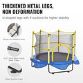 5FT Trampoline Kids Indoor Outdoor Safety Net Basketball Hoop Balls
