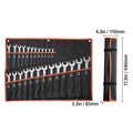 Combination Wrench Set 25-Piece Metric 6 mm to 32 mm with Roll-up Pouch