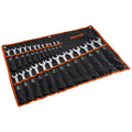 VEVOR Combination Wrench Set 25pc Metric 6-32mm Roll-up Pouch