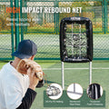9 Hole Baseball Softball Pitching Net 21