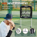 Baseball Softball Pitching Net 9 Hole 28