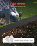 Steel Landscape Edging 3 Pack 1016x203mm Black Rust-Resistant