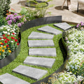 Steel Landscape Edging 3 Pack 1016x203mm Black Rust-Resistant