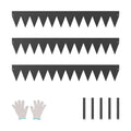 Steel Landscape Edging 3 Pack 1016x152mm Rust-Resistant Garden Border