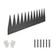 Steel Landscape Edging, 4 Packs 40 x 6 in Rust-Resistant Metal Landscape Edging, Bendable Garden Edging Border, Heavy Duty Lawn Edging, Easy-to-Install, Flower Bed Yard Pathway Divider Black