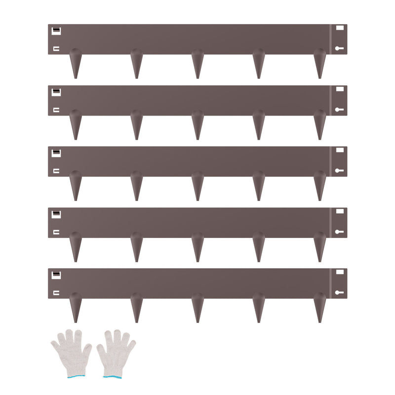 Steel Landscape Edging 5 Pack 990x181mm Rust-Resistant Garden Border