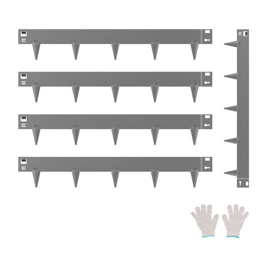 Steel Landscape Edging 5 Pack 990x156mm Rust-Resistant Garden Border