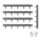 Steel Landscape Edging 5 Pack 990x156mm Rust-Resistant Garden Border