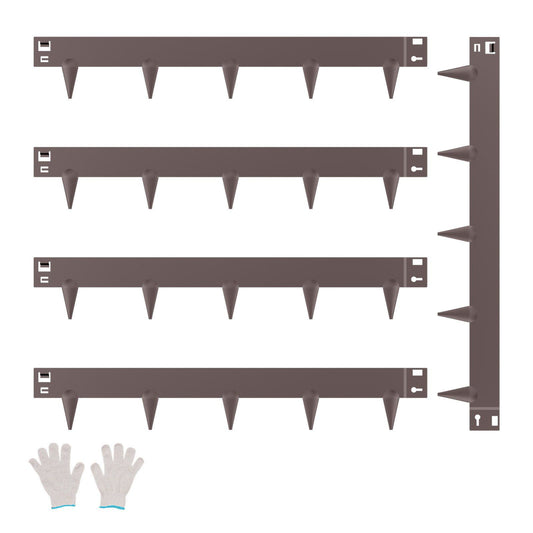 Steel Landscape Edging 5 Pack 990x156mm Rust-Resistant Garden Border
