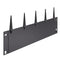 Steel Landscape Edging, 5 Packs 990 x 207 mm Rust-Resistant Metal Landscape Edging, Bendable Garden Edging Border, Heavy Duty Lawn Edging, Easy-to-Install, Flower Bed Yard Pathway Divider Black