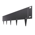 Steel Landscape Edging, 5 Packs 990 x 207 mm Rust-Resistant Metal Landscape Edging, Bendable Garden Edging Border, Heavy Duty Lawn Edging, Easy-to-Install, Flower Bed Yard Pathway Divider Black