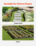 Steel Landscape Edging 5 Pack 990x207mm Rust-Resistant Black