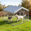 Outdoor Dog Kennel 2x2x1.6m Large Dogs Enclosure UV Waterproof