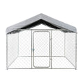 Outdoor Dog Kennel 2x2x1.6m Large Dogs Enclosure UV Waterproof