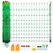 Electric Fence Netting, 0.88 x 49.98 m, PE Net Fencing with Posts & Double-Spiked Stakes, Utility Portable Mesh for Goats, Sheep, Lambs, Deer, Hogs, Dogs, Used in Backyards, Farms, and Ranches
