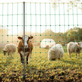 VEVOR Electric Fence Netting 0.88x49.98m PE Mesh Goats Sheep Posts Stakes