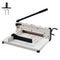 Heavy Duty Paper Cutter, 304.8 mm Industrial Commercial Guillotine Paper Cutter for A4 Paper, 400 Sheet Capacity, Solid Steel Construction, Stack Paper Trimmer for Office Home School Shop, White