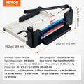 Heavy Duty Paper Cutter 304.8mm Guillotine A4 400 Sheet White