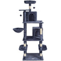 Cat Tree 174cm Cat Tower Sisal Scratching Post Dark Grey