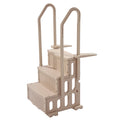 3-Step Pool Ladder Taupe 914-1219mm 2 Handrails