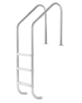 Stainless Steel Pool Ladder 3-Step 2 Handrails 1.2-1.4m Pool