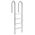 Stainless Steel Pool Ladder 4-Step 2 Handrail 1371.6mm Deck