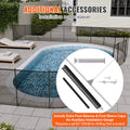 Pool Fence 4x108ft Removable Inground Outdoor Safety Black