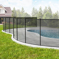 Pool Fence 4x108ft Removable Inground Outdoor Safety Black