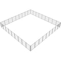 Pool Fence 4x108ft Removable Inground Outdoor Safety Black