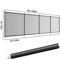 Cefito Pool Fence 4x12ft Removable Child Safety Inground PVC Mesh