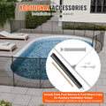 Cefito Pool Fence 4x12ft Removable Child Safety Inground PVC Mesh
