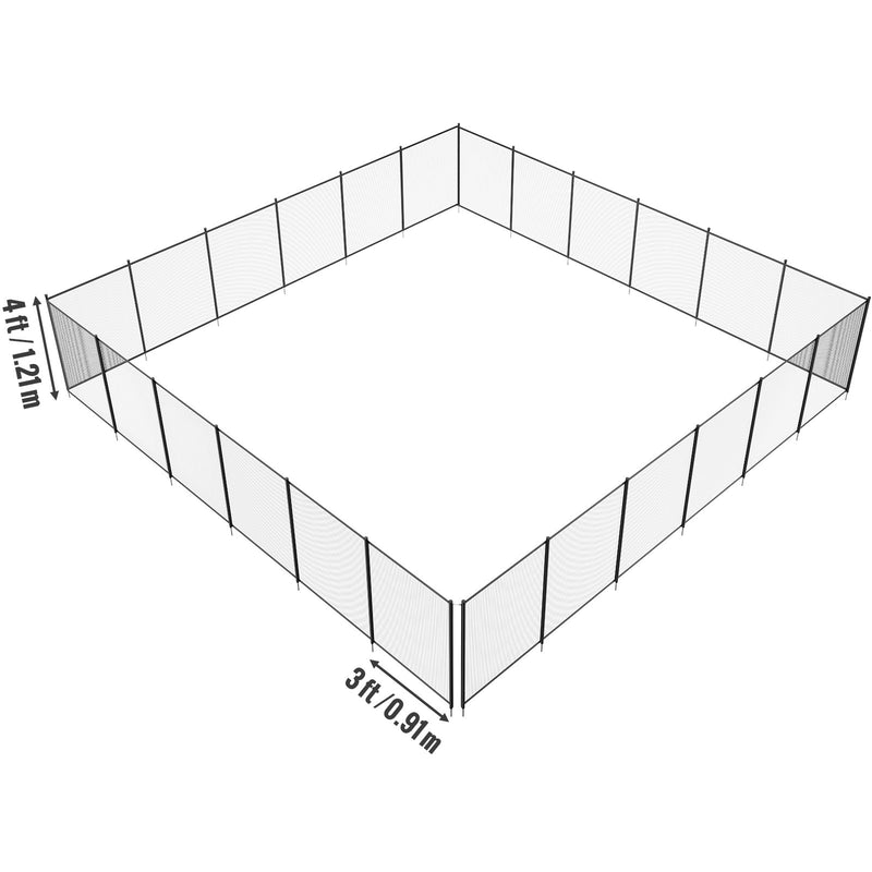 Pool Fence 4x72ft Removable Child Safety Inground Swimming