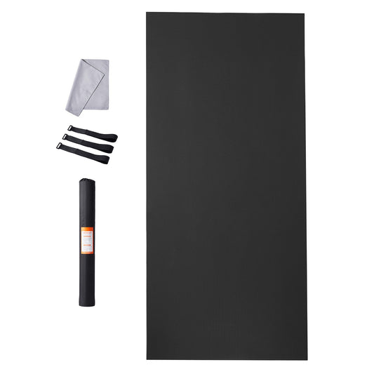 Exercise Mat, Non Slip High Density Premium Yoga Mat, Exercise Yoga Mat for Men Women, Fitness & Exercise Mat with Bag & Carry Strap, for All Types of Home Yoga, Pilate & Floor Workout (12x6ft)
