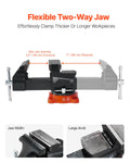 Bench Vise 140mm Jaw Width 360° Swivel Heavy Duty Workbench