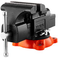 Bench Vise 127mm Jaw Width 360° Swivel Base Heavy Duty Ductile Iron