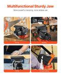 Bench Vise 127mm Jaw Width 360° Swivel Base Heavy Duty Ductile Iron